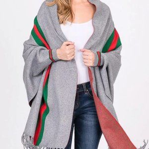 One size fits all designer inspired shawl